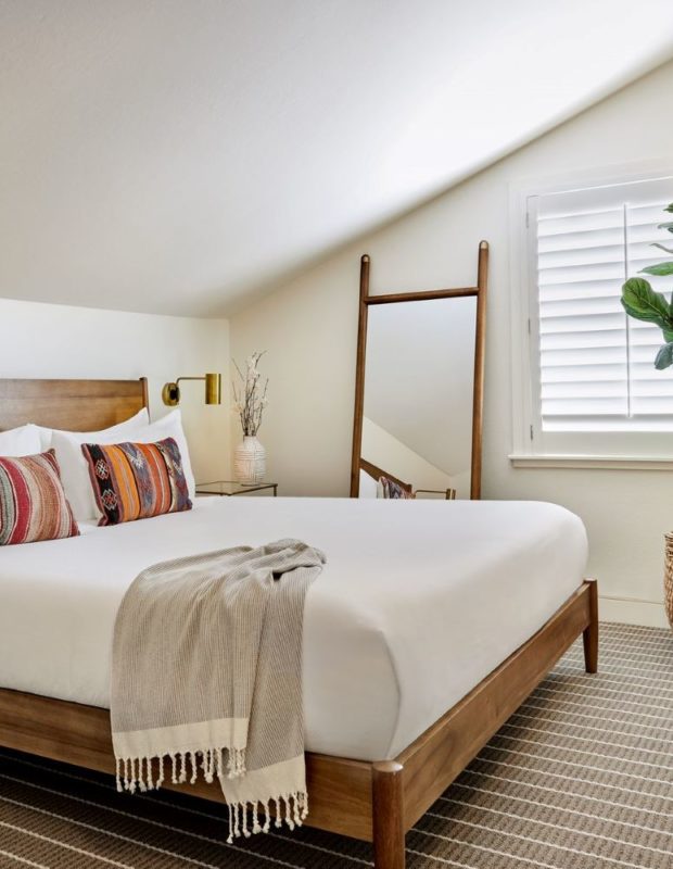 bed in our attic rooms